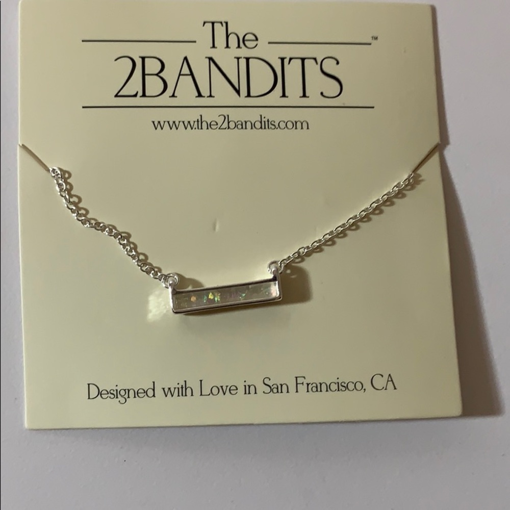 The 2 Bandits Silver Plated Necklace